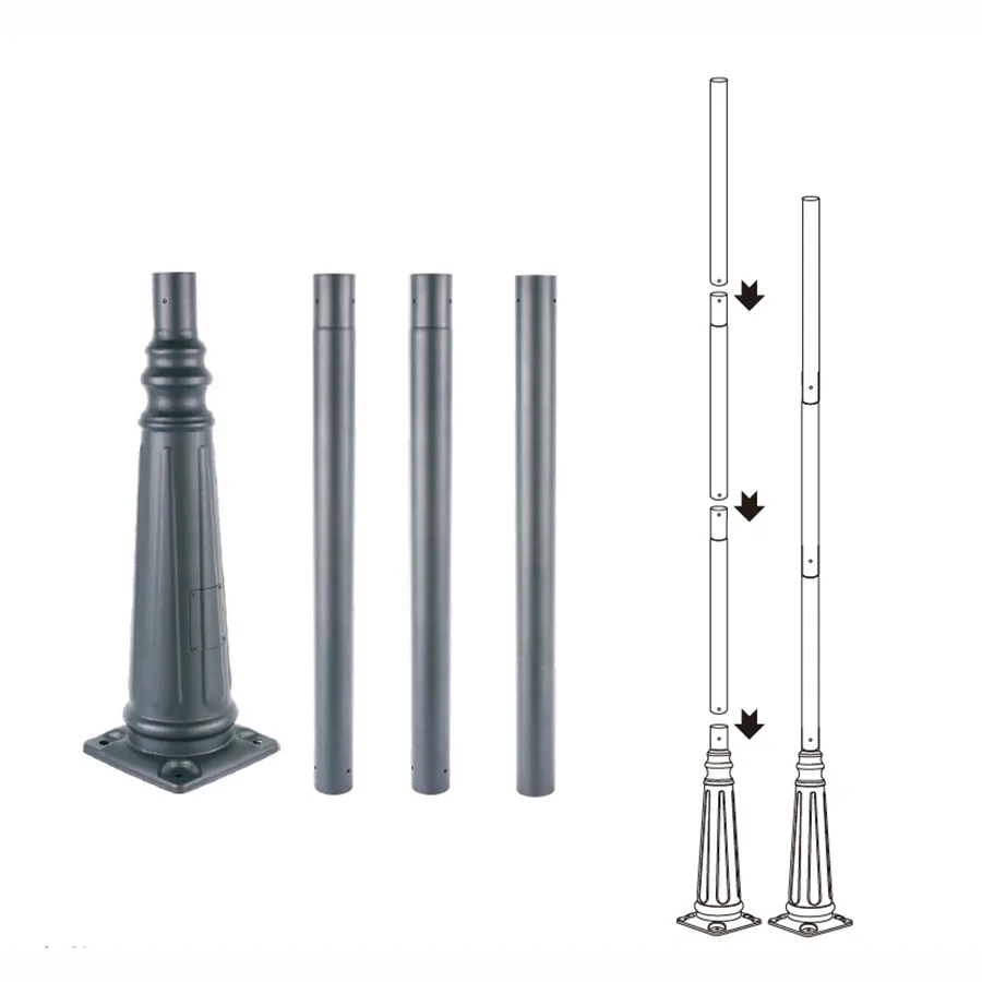 Стальной светодиодный фонарь