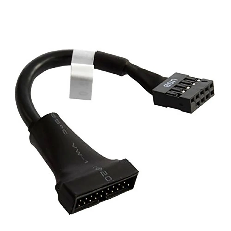 USB 3.0 Female To 9 Pin USB 2.0 Male Motherboard Cable