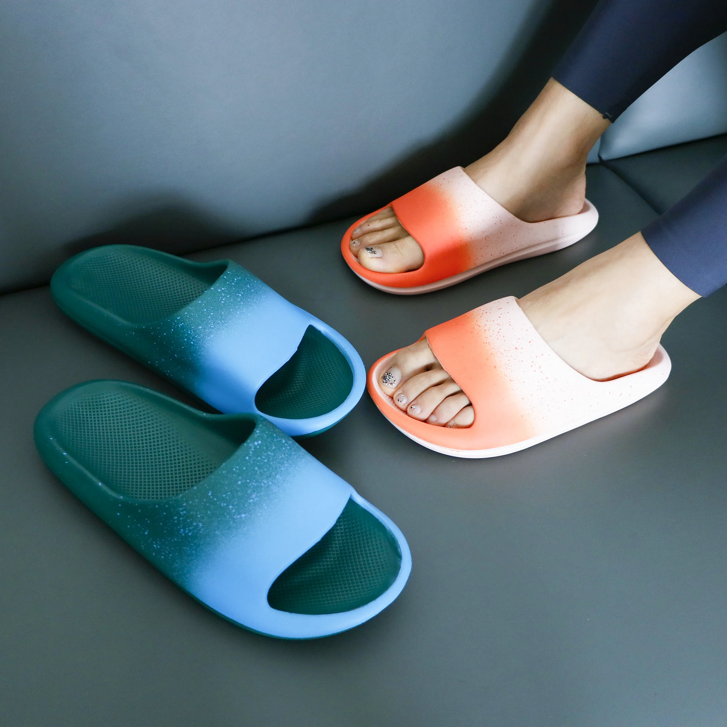 Wholesale EVA Unisex Beach Outdoor Indoor Soft Bottom Slipper