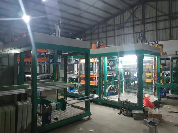 Flocking PP tray plastic vacuum forming machine