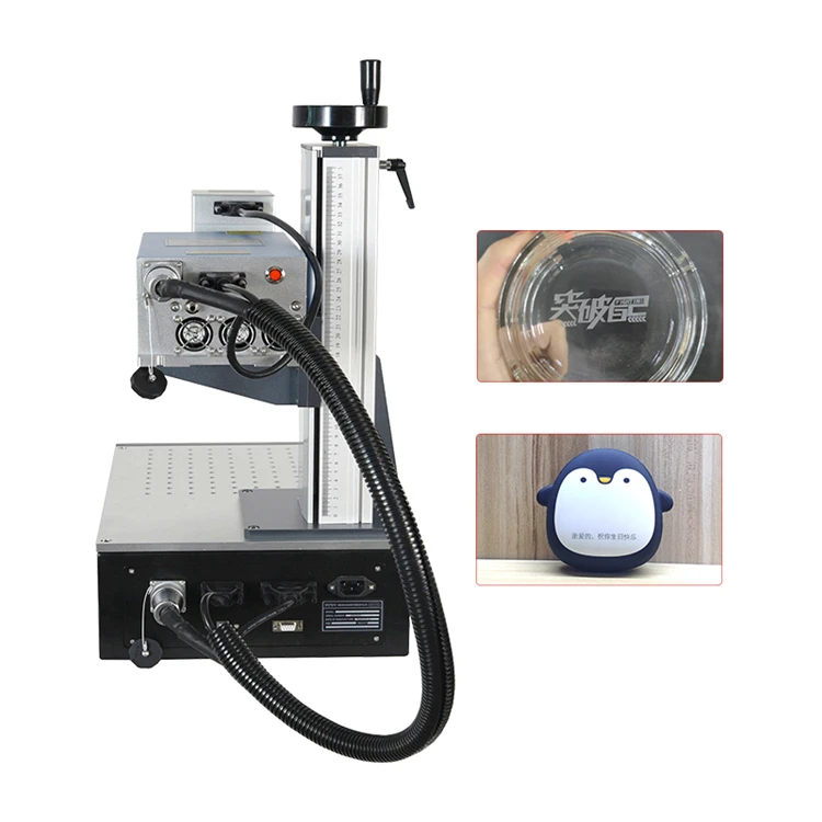 Factory Direct Price Fiber Rotary Ultraviolet rays Portable Laser Marking Machine
