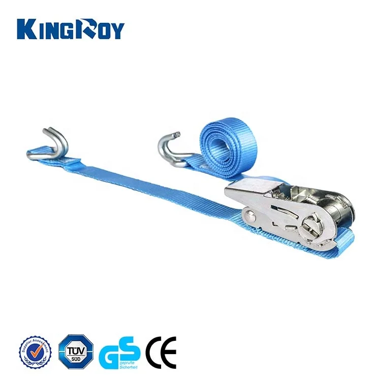 KingRoy ratchet strap 800kg black logo 25mm x 4 m  auto ratchet tie down
