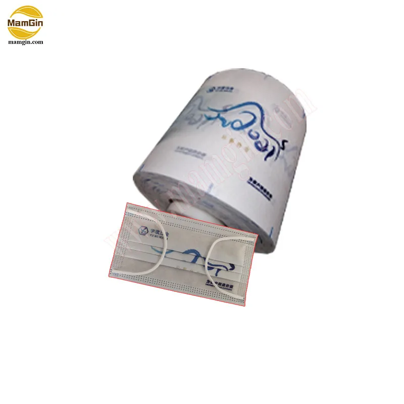 Colorful Spunbonded Non Woven Fabric For N95 KN95 FFP2 KF94 Surgical Mask Respirator Making With Logo Mark Line