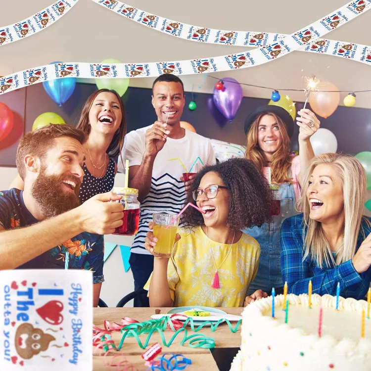 Custom Design Creative Funny Valentines Day Gag Gift Kiss Custom Colored Toilet Paper Roll