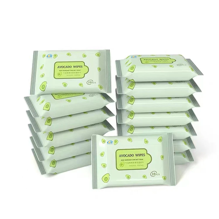 Cleaning Wet Wipes for Adult Spunlace Material Soft Wet Wipes Factory Cheap OEM Sample Free Wipes Box Eco-friendly ISO Feminine