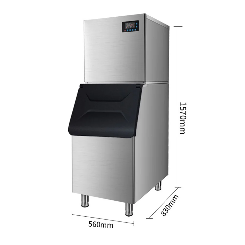 High Efficiency Commercial Ice Cube Makers Industrial Ice Maker Professional Ice Block Cube Maker