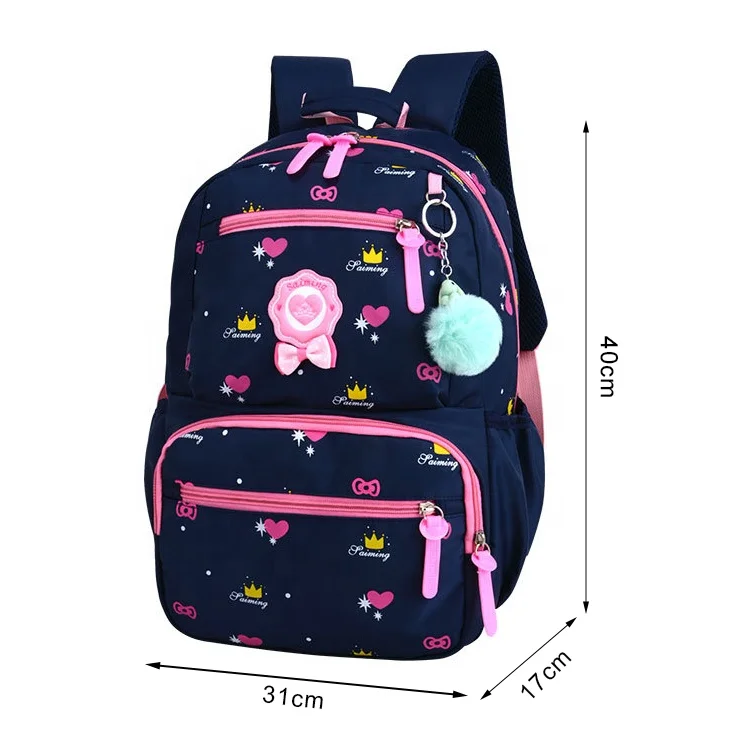 School Bag Set Student Backpack For Kids Cartoon Girls 3 Pcs Large Girl 3Pcs Pencil Pouch Sets Students Pack Kid