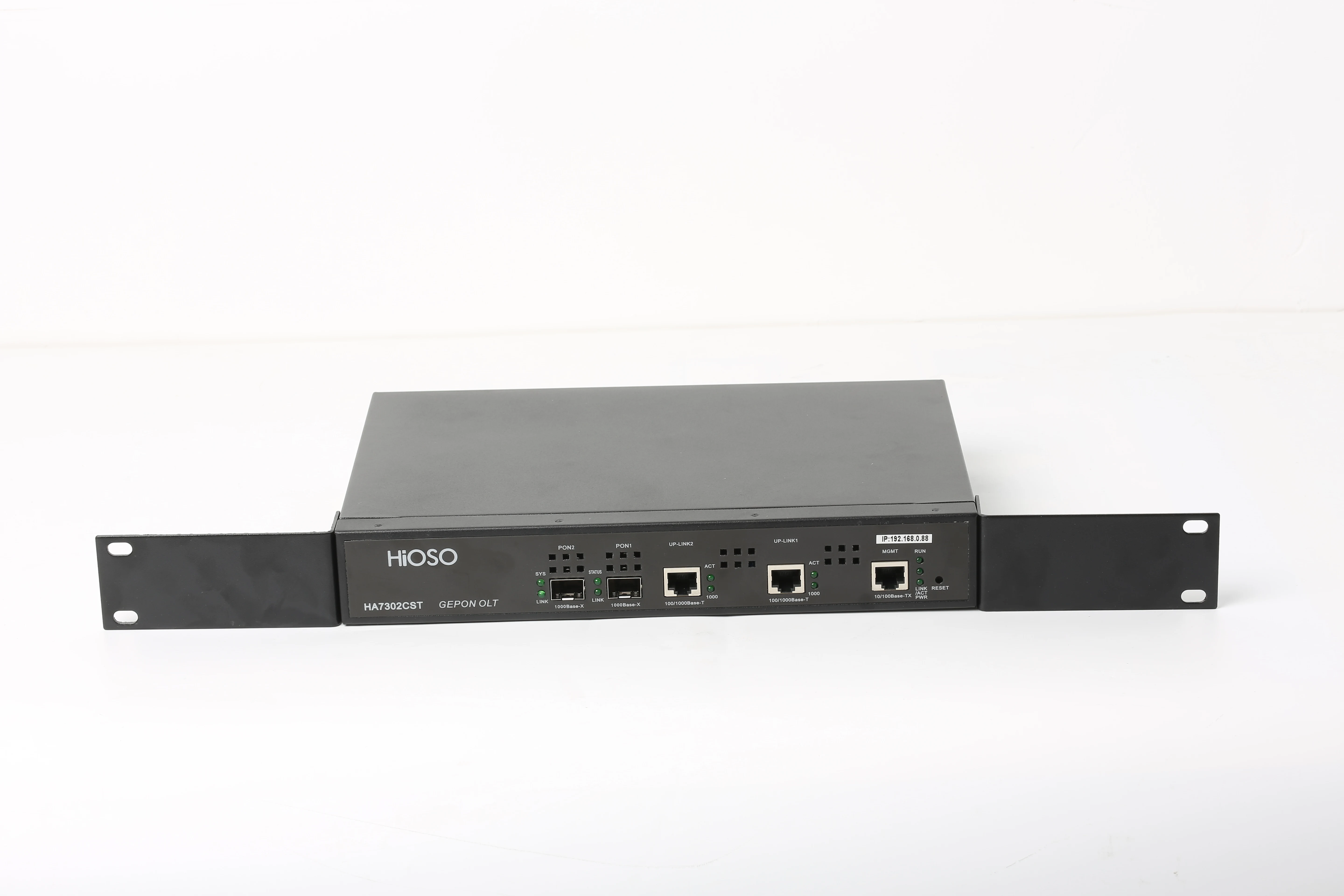 Not included pon modules HiOSO Epon olt 2 port supply most brand onu mini 2pon olt fiber optic equipment