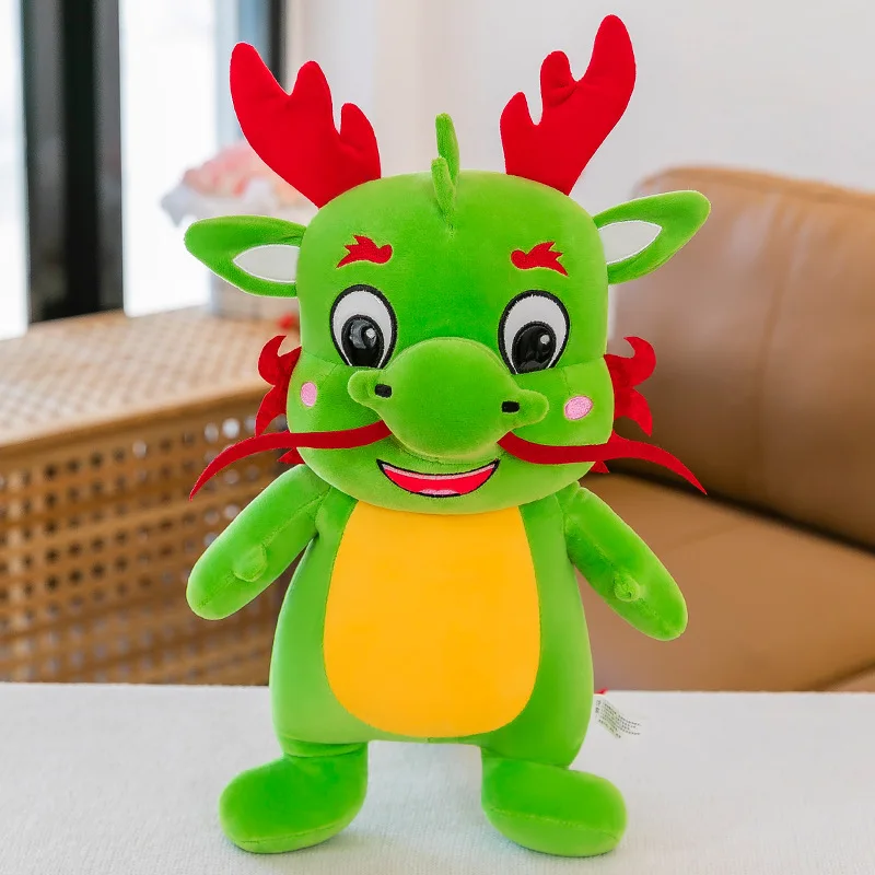Wholesale popular Dragon mascot doll auspicious little dragon plush toy cute dragon plush toy