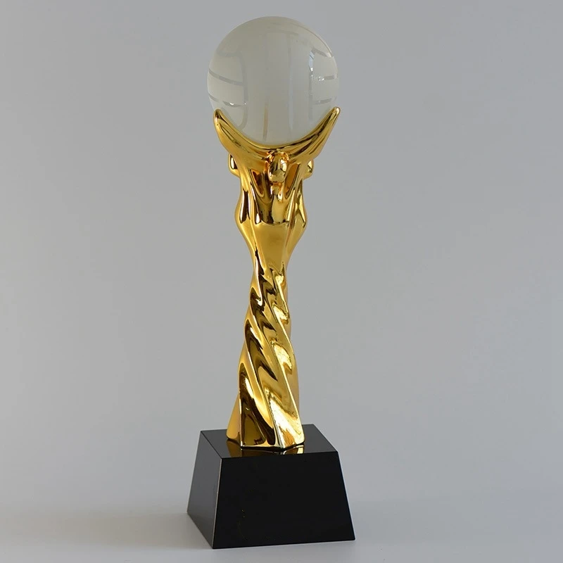 Basketball trophy custom made sport metal trophy