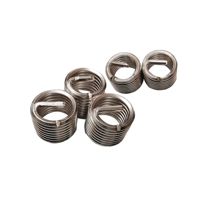 304 Wire Thread Insert Left Hand Thread Inserts M3 Stainless Steel Fasteners Screw Thread