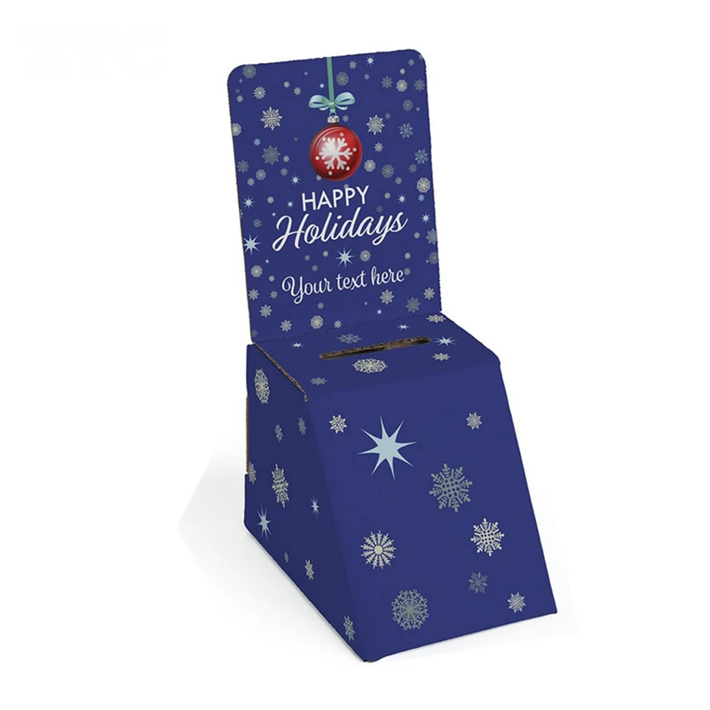 Custom Made Recycle Cardboard Donation Box