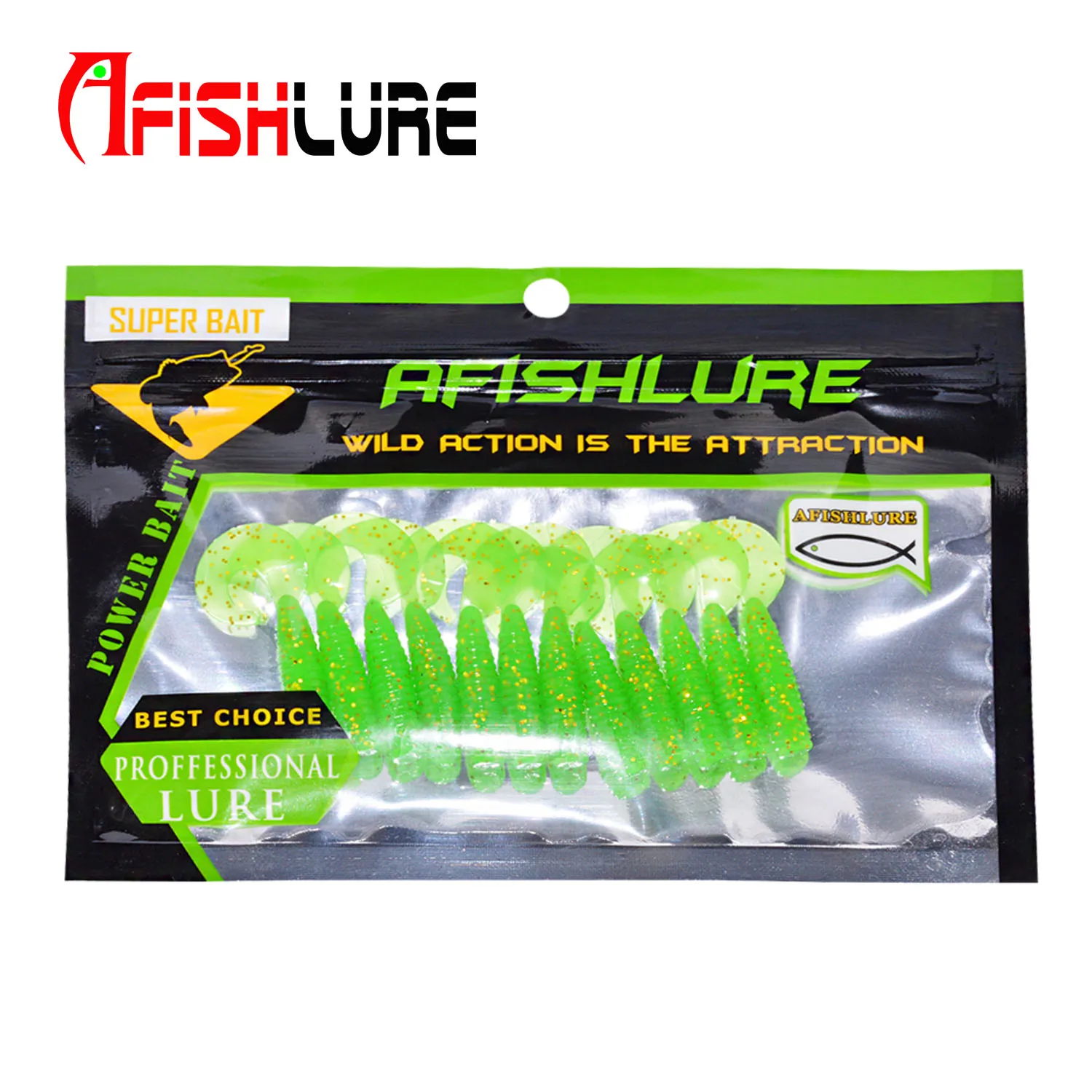 Мягкая приманка Afishlure 45 мм 1 2 г светящаяся для форели вьющаяся силиконовая рыбы искусственные приманки