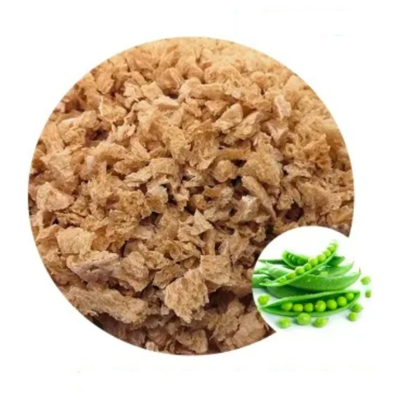 Пищевой высококачественный неgm пищевой Профессиональный текстурированный белок гороха/текстурированный растительный белок