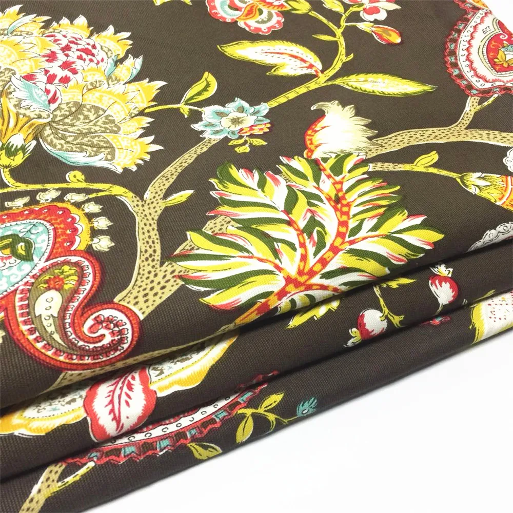 Wholesale high quality tribal colorful print 100%cotton canvas print fabric for shoes