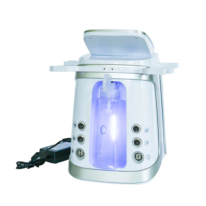 Многофункциональный 6 в 1 аппарат для дермабразии воды для омоложения кожи с rf Ультразвуковой охлаждающий скруббер для кожи кислородная струя