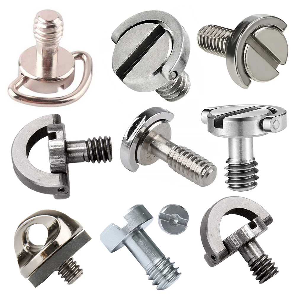 Flat Head Knurled 25mm Plain Rounded Thumb Screws 1/4 Self Tapping or Machine Thread M4 Knurled Thumb Screw