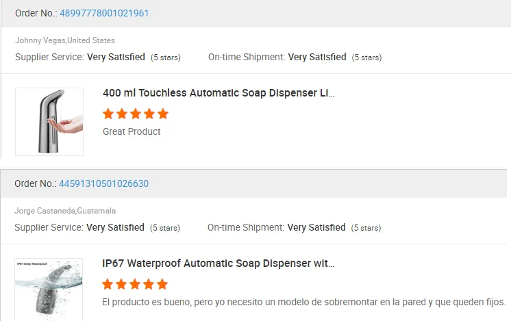 
Bathroom Touchless Electric Hand Liquid Soap Dispensers 400 ml Touchless Automatic Soap Dispenser 