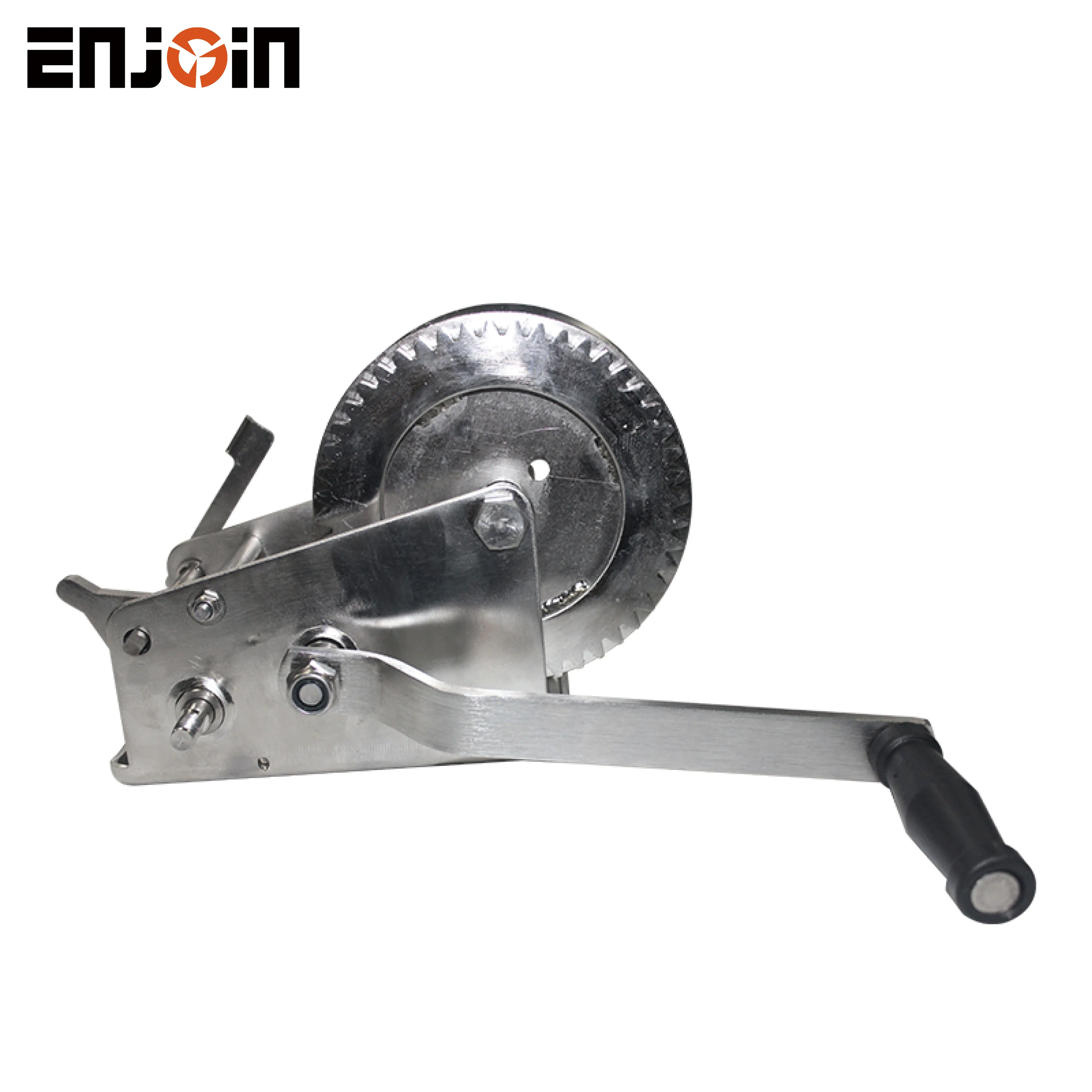 ENJOIN 3500lbs Heavy Duty Handle Handwinch Manual Crank Trailer Winch