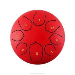 New Arrival 10 Inch 11 Tone steel Tongue Drum music healing  Customized steel tongue drum 10 inch tank drum