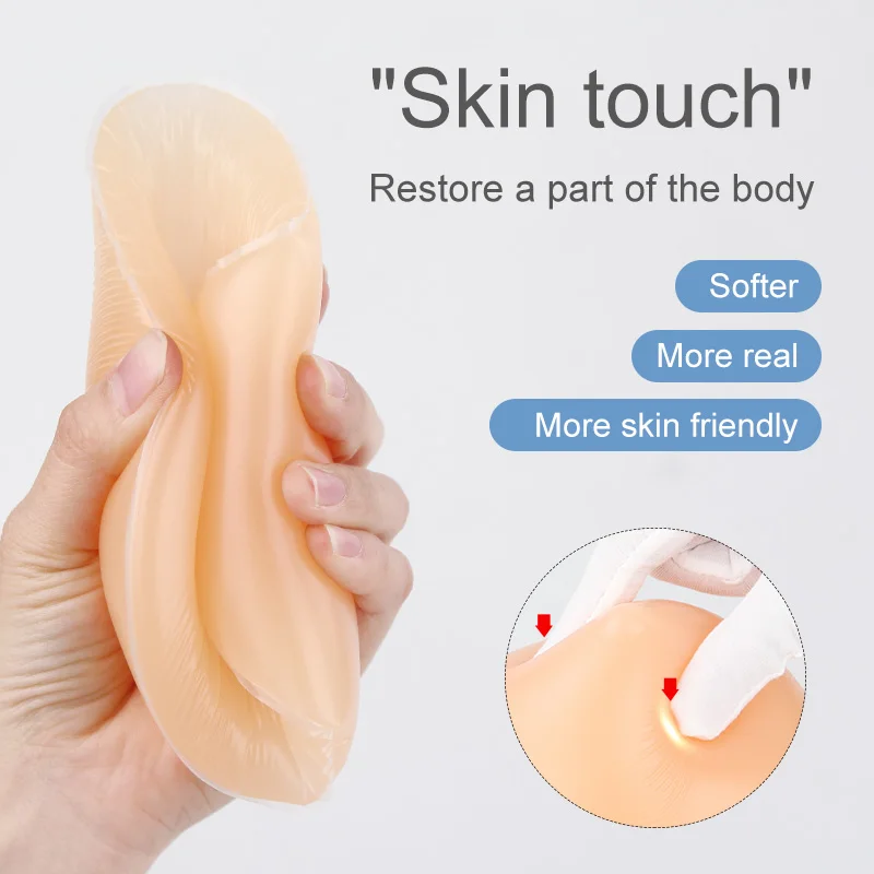 Sexy Women Breast Realistic Silicone Breast Artificial Boob Form 500g/pc
