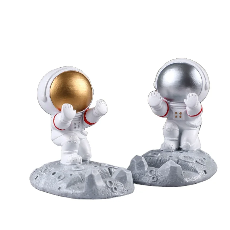 Custom Resin Creative Resin Modern Astronaut Phone Holder