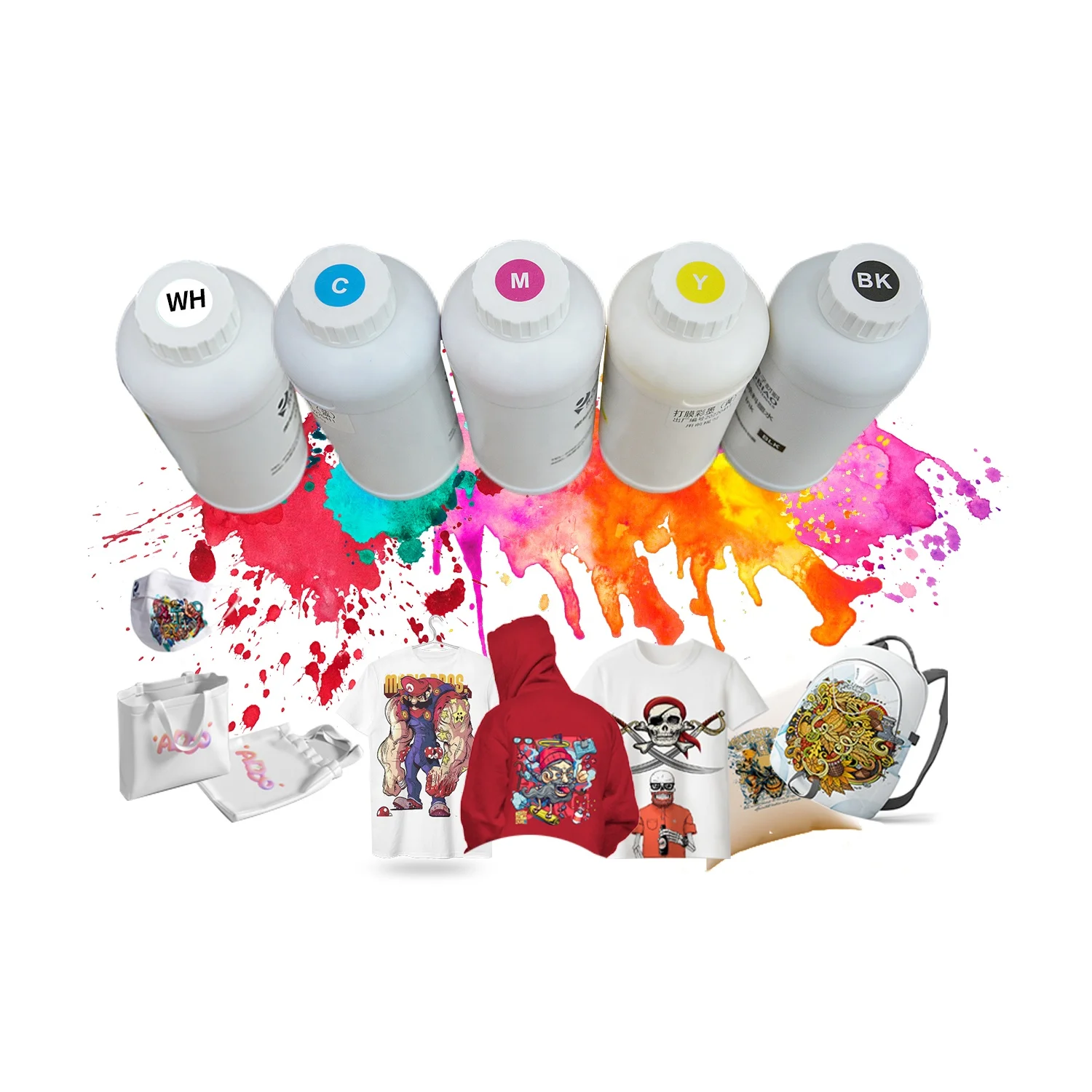 DTF Printer Ink Digital Printing Ink For Epson Head I3200 xp600 dx5 dx7 4720 DTF Ink