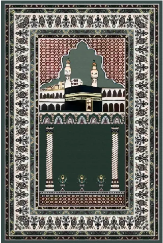 Ramadan Gift Muslim Prayer Raschel Mats Thicke Customized Size Printed 3D Living Room Carpet Praying Portable Area Festival Rug