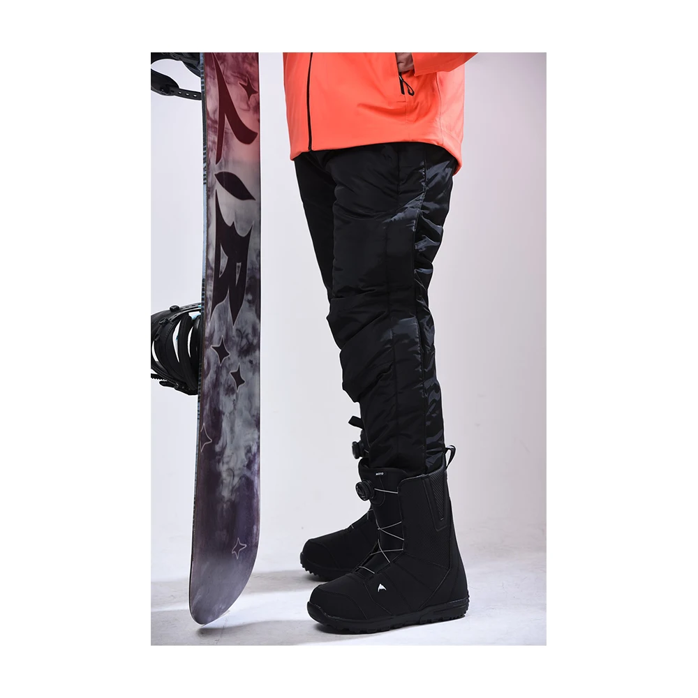 Гарантия качества, черные полиэфирные нейлоновые изысканные зимние подарки, сохраняющие тепло брюки, зимние широкие брюки