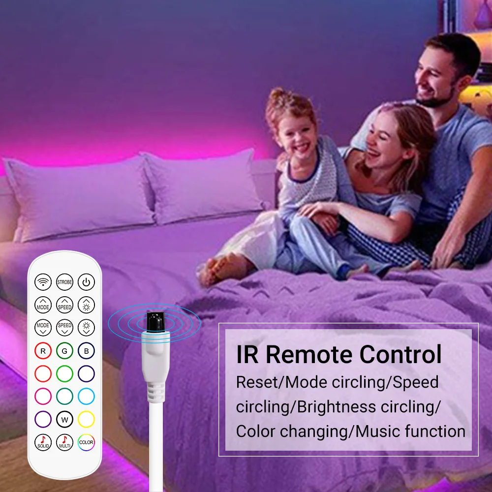 
Wholesale LED Light Strip Smart WiFi RGB 10M 300LEDs IP65 Waterproof LED Strip Light Wifi Remote Control Work With Alexa Google 