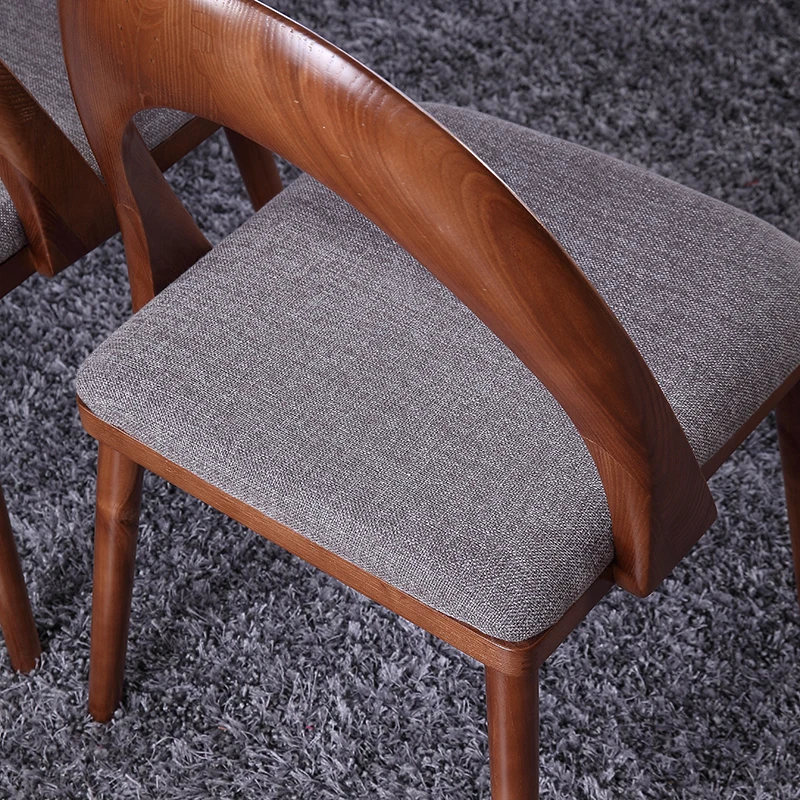 Wholesale Japanese Nordic Simple Modern Style Wooden Dining Chair For Restaurant Cafe Shop