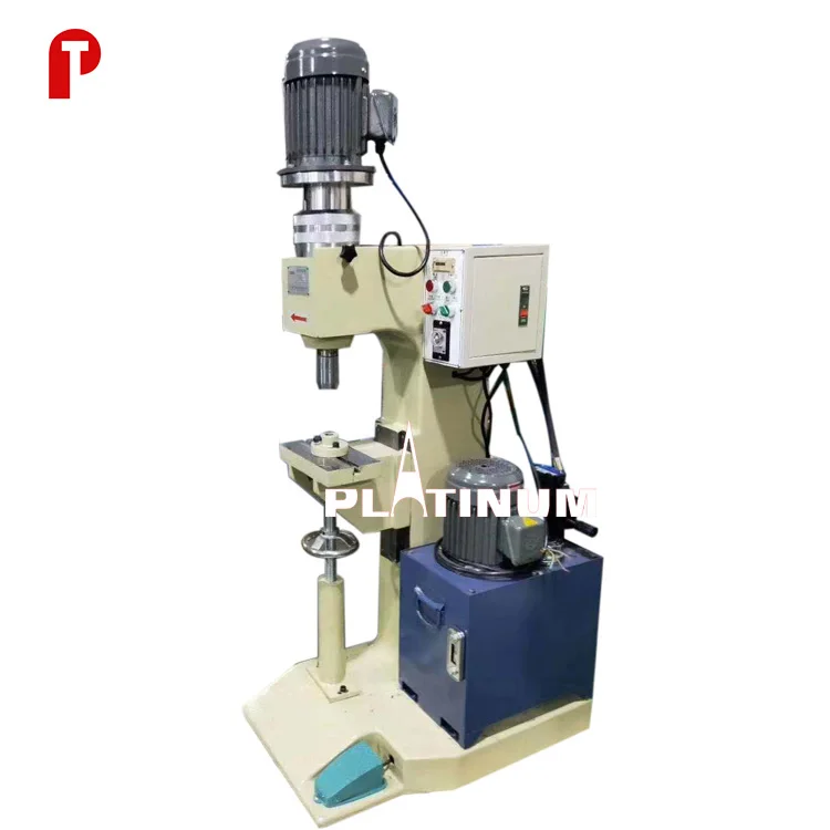 Cookware shelf brake shoe orbital hydraulic riveting machine for sale