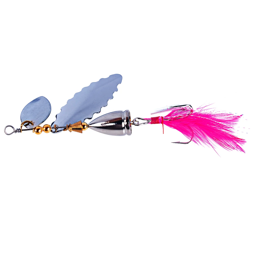 12.1g Fishing Bait Metal Spoon Lure for Trout Bass Spoons Small Hard Sequins