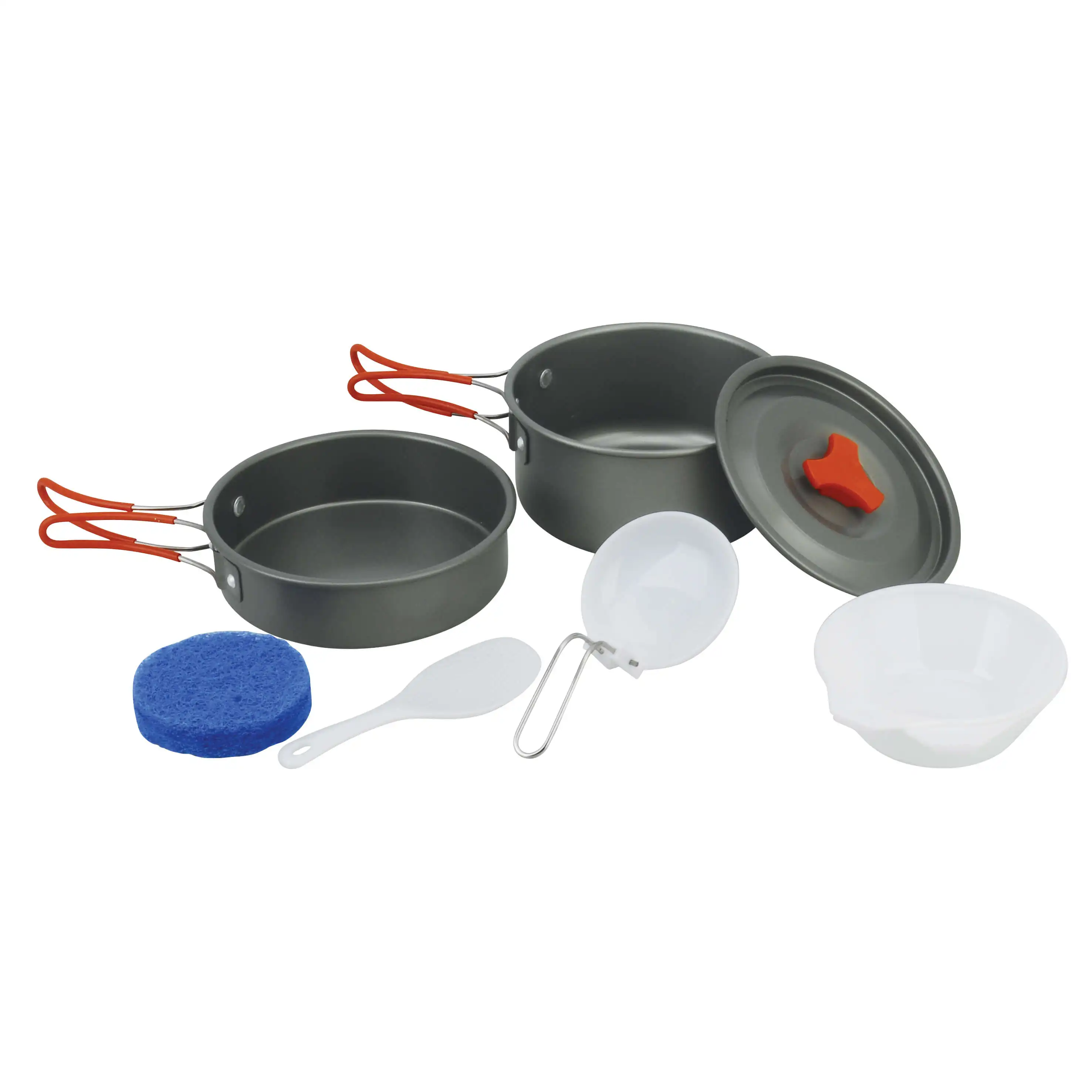 STARCAMP 1-2 Person 7 in 1 Aluminium Outdoor Picnic Camping Cookware Set Mess Kit