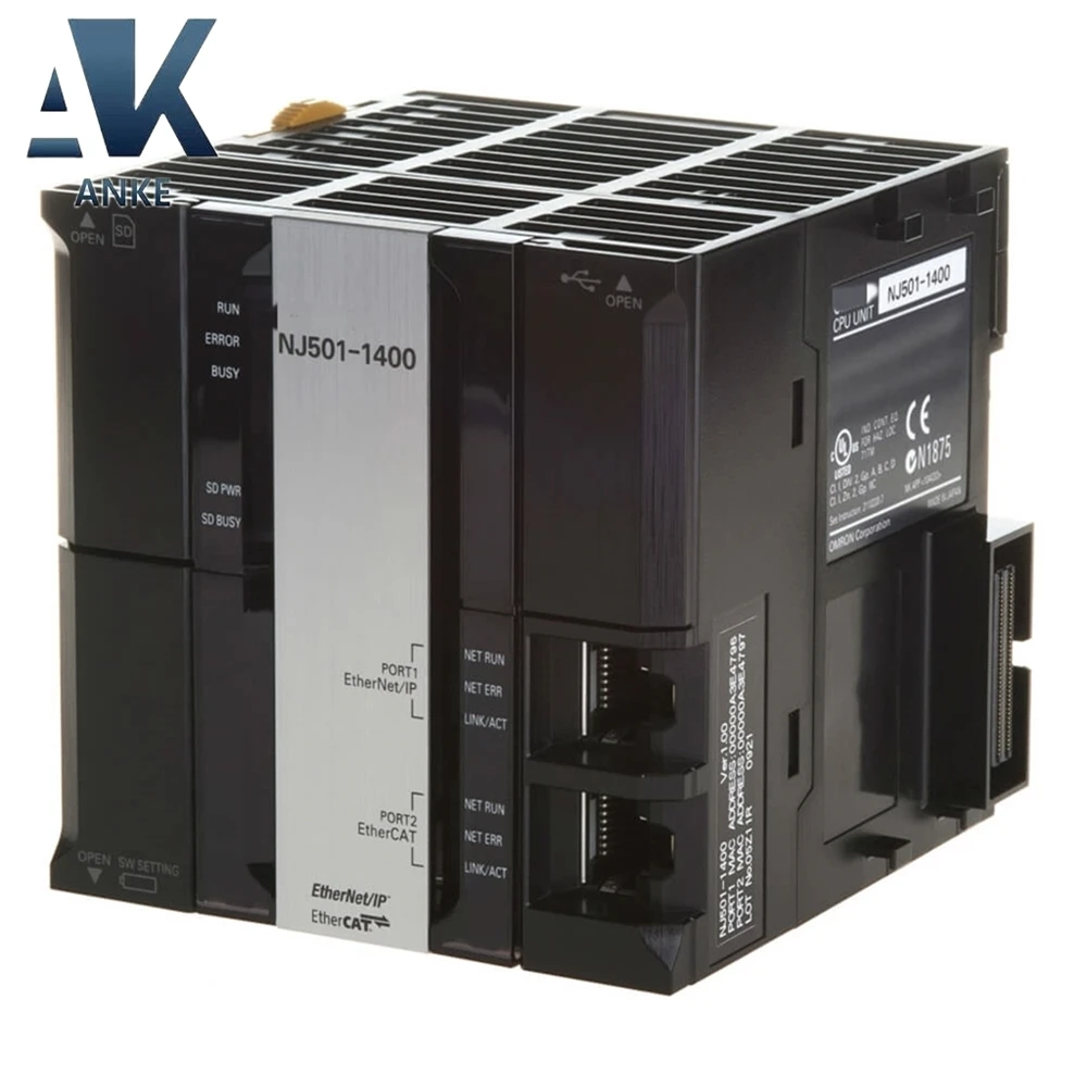 PLC NJ Series CPU unit Programmable Logic Controller NJ501-1400