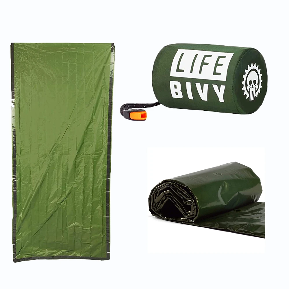 Кемпинговая палатка Bivy для выживания на природе спасательный спальный