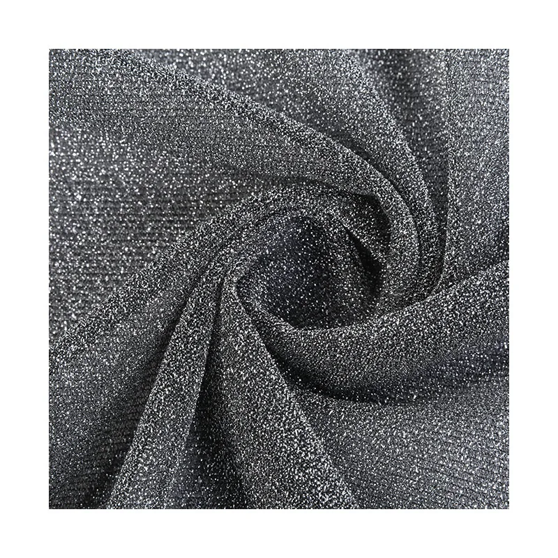 100% polyester textile Source manufacturer Heavy yarn cloth Stretch filigree cloth T-shirt Dresses Stage cloth Decorative fabric