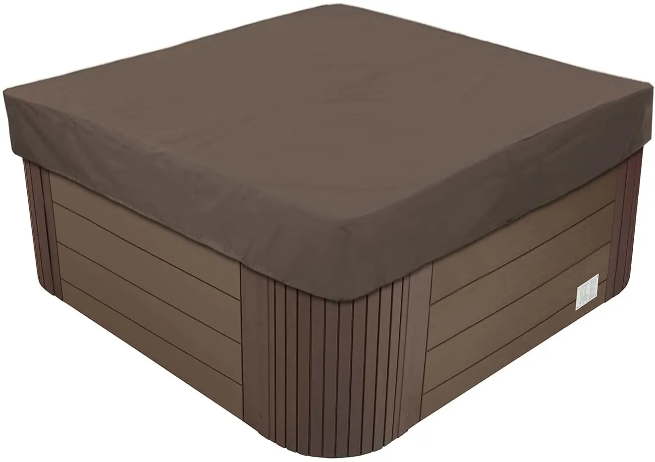 2022 Square Hot Tub Cover Cap 210D Oxford Fabric Waterproof UV Protection Outdoor SPA Cover for Hot Tub cover