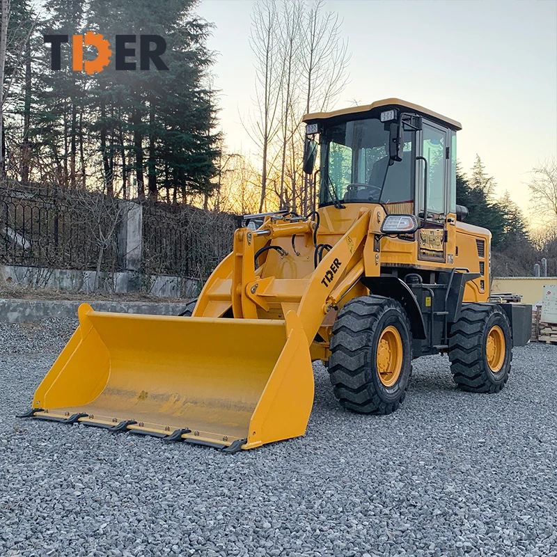 TDER 7 day fast shipping low price 1t 1 1.5 1.8 2 2.5 2.8 3 ton front loader mini loader small wheel loader in stock for sale