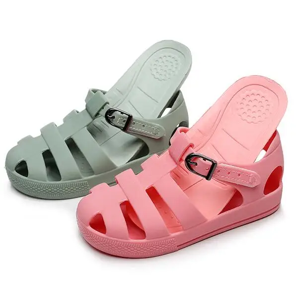 2023 new sandals for summer kid boys girls cute beach children jelly sandals sandals non-slip safe rubber baby kids jelly shoes