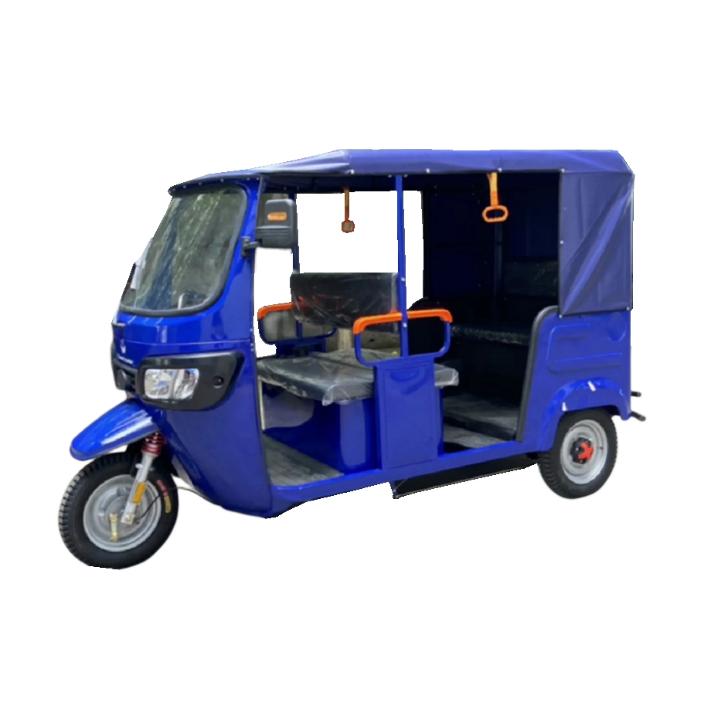 Tuk Tuk Three Wheeler Motorcycle Auto Rickshaw 1+6 Passengers Gasoline Tuktuk Taxi