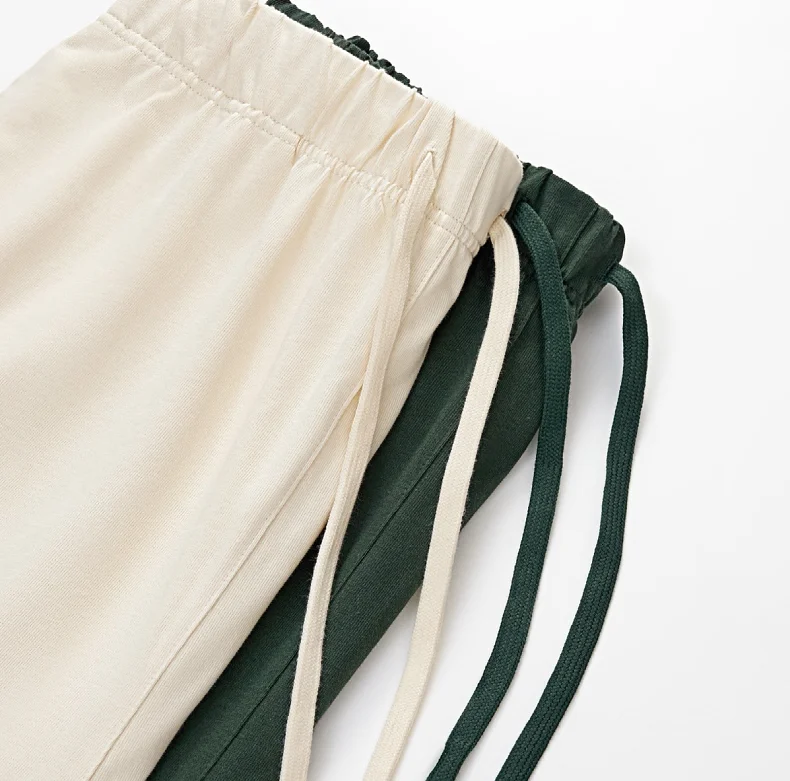 Yingling Custom Vintage Fitness Running 100% Cotton Men Sweat 3d Screen Foam Puff Print Gym Mesh Shorts With Drawstring