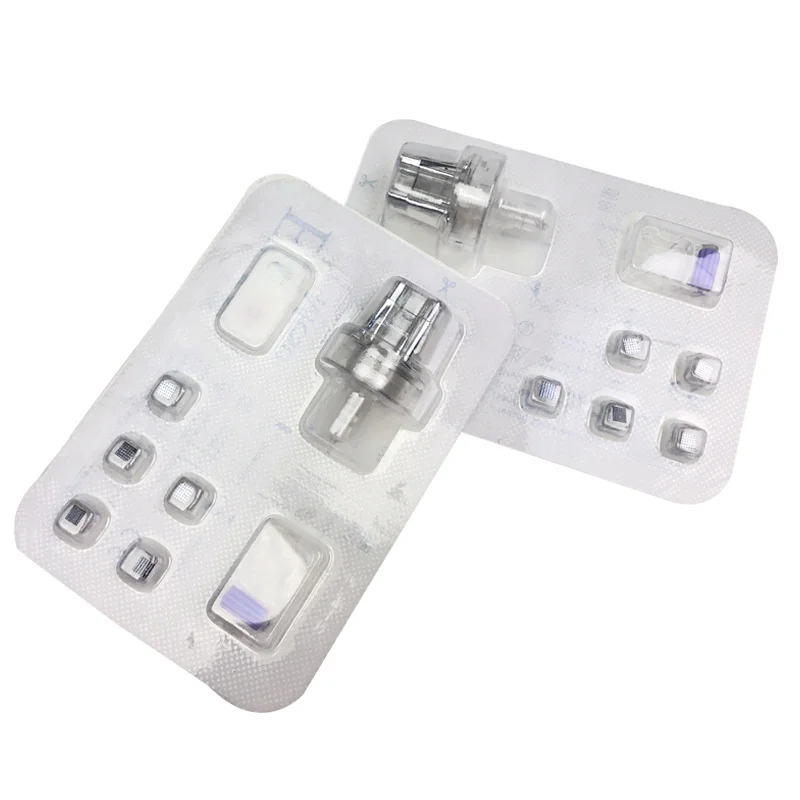 Consumable Nano ChipSet Cartridge Crystalline Replacement RF Head with EMS Mesotherpay Device