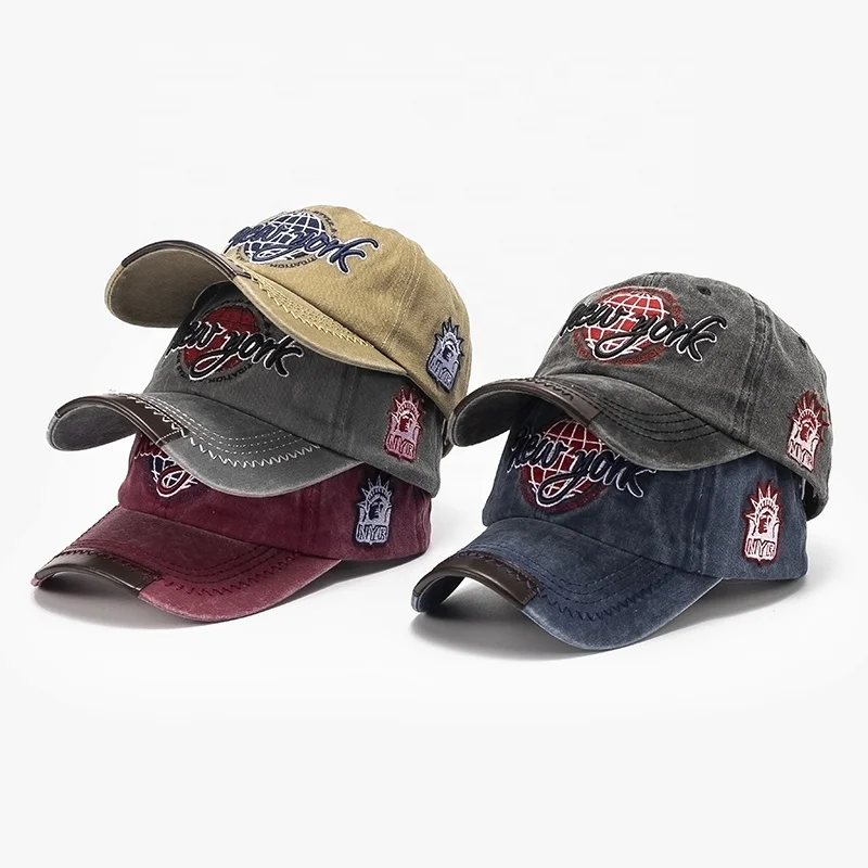 Good selling mens sport basketball washed cotton wholesale 3d sublimated printed  baseball cap