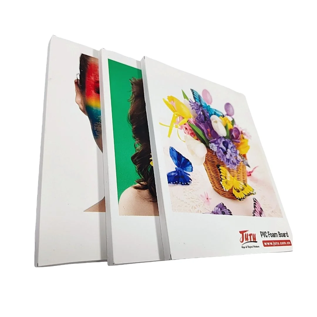 JUTU high density white PVC foam sheet white 5mm expanded PVC celuka sheet for sell