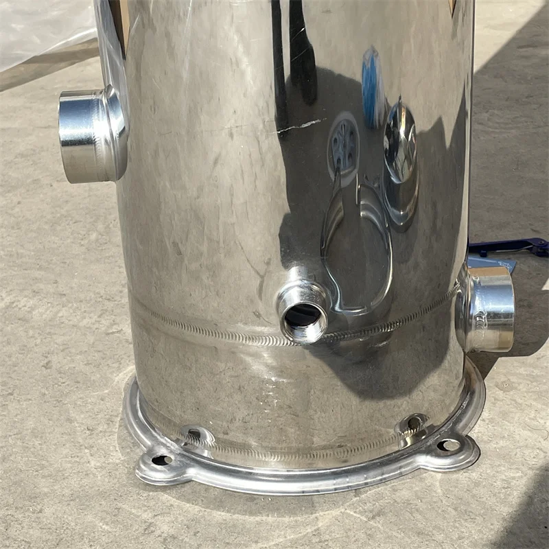 Industrial filtering equipment stainless steel multi cartridge filter housing for water treatment