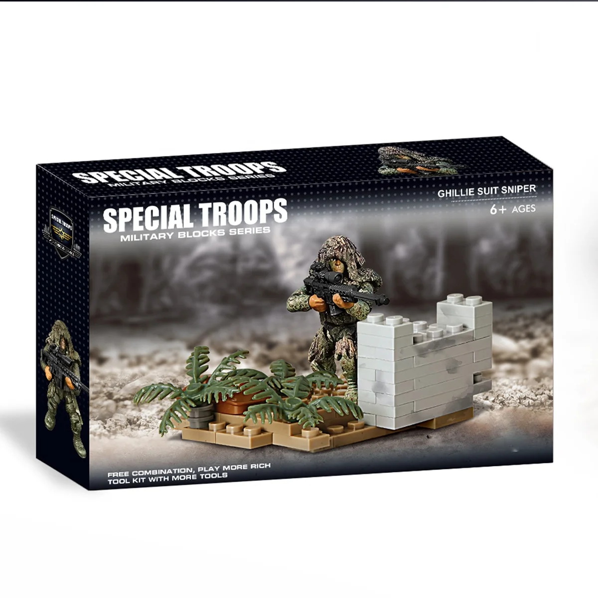 Christmas Gift for Boys Special Troops Mini Military Action Figures Play Set Kids Educational Building Block Military