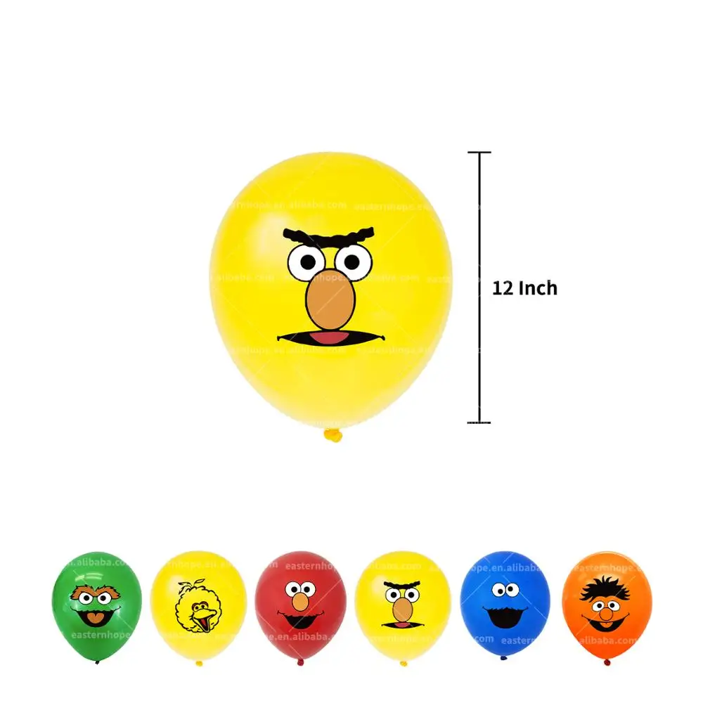 
Sesame-Street Birthday Party Decoration Kit, Banner Balloons Kids Elmo Birthday Party Supplies 