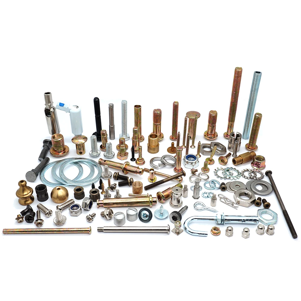 The factory customizes all hardware fittings, including screws, nuts, washers, bolts, pins, rivets and so on
