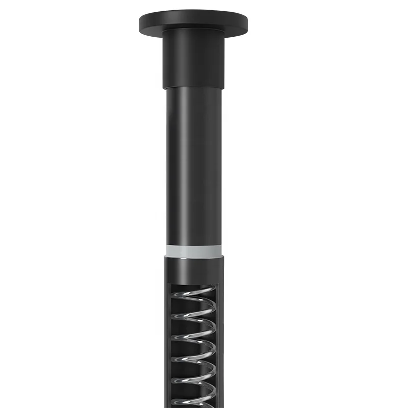 Customizable home bathroom shower curtain rod Adjustable carbon steel spring tension rod
